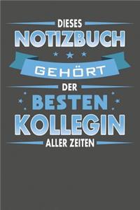 Dieses Notizbuch Gehört Der Besten Kollegin Aller Zeiten