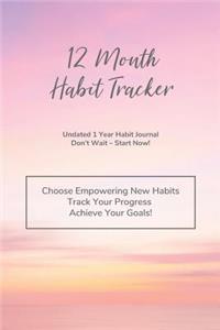 12 Month Habit Tracker