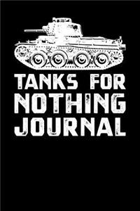 Tanks For Nothing Journal