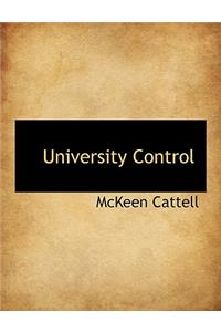 University Control