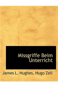 Missgriffe Beim Unterricht