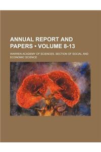 Annual Report and Papers (Volume 8-13)