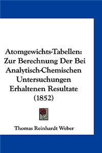 Atomgewichts-Tabellen