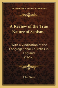 Review of the True Nature of Schisme