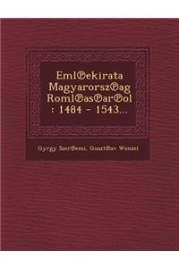 Eml Ekirata Magyarorsz AG Roml as AR Ol