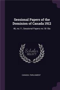 Sessional Papers of the Dominion of Canada 1912