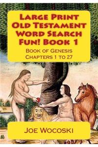 Large Print Old Testament Word Search Fun! Book 1