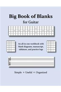Big Book of Blanks for Guitar