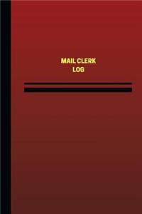 Mail Clerk Log (Logbook, Journal - 124 pages, 6 x 9 inches)