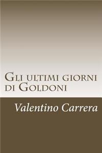 Gli ultimi giorni di Goldoni