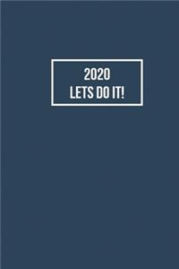 2020 Lets Do It - Journal for women - New Year Notebook - new year journal notebook - New Year Gift