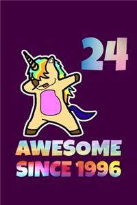 Dabbing Unicorn Awesome Since 1999 21st Birthday