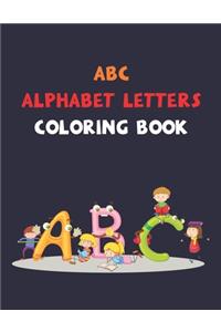 Abc Alphabet Letters Coloring Book