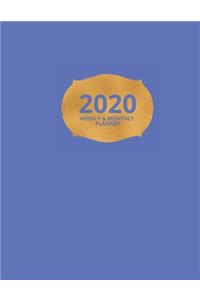 2020 Weekly & Monthly Planner