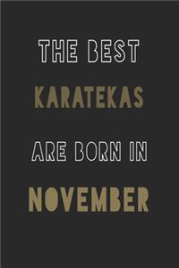 The Best karatekas are Born in November journal