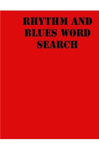 rhythm and blues Word Search