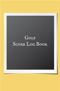 Golf score Log Book