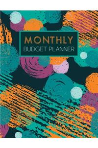 Monthly Budget Planner: Monthly Financial Budget Planner and Organizer - Expense Tracker and Household Bills Spending Plus Savings Record WorkBook