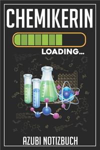 Chemikerin Loading... Azubi Notizbuch