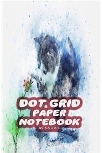 Dot Grid Paper Notebook A5 5.5x8.5