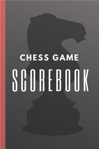 Chess Game Scorebook