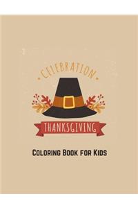 Happy Thanksgiving Coloring Book for Kids
