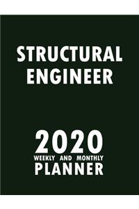 Structural Engineer 2020 Weekly and Monthly Planner