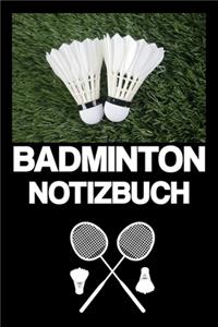 Badminton Notizbuch