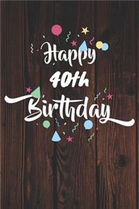 Happy 40th Birthday