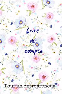 livre de compte pour un entrepreneur
