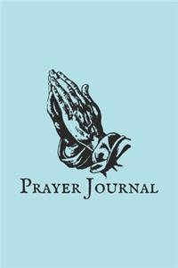 Prayer Journal: Powder Blue Christian Notebook - Beautiful Color Powder Blue - 6x9inch 100 pages