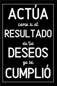 Cuaderno Con Mensaje De Motivación