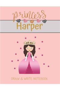 Princess Harper Draw & Write Notebook