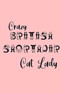 Crazy British Shorthair Cat Lady