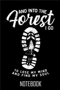 Forest Outdoor - Notebook - Notizbuch - 100 Seiten - 100 Pages - Journal