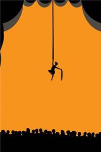 Dancing Acrobat Girl Above the Crowd Journal