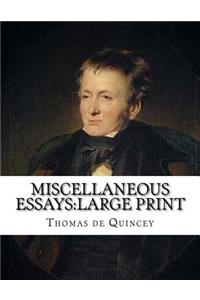 Miscellaneous Essays