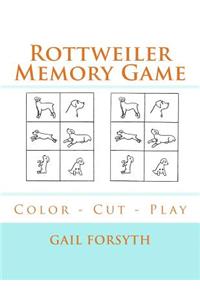 Rottweiler Memory Game
