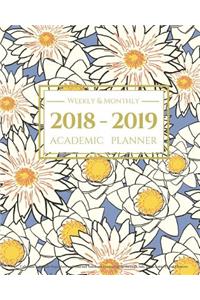 2018-2019 Academic Planner Weekly and Monthly
