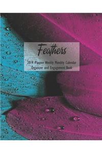 Feathers 2019 Planner Weekly Monthly Calendar Organizer and Engagement Book