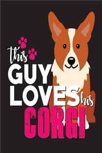 This Guy Loves His Corgi