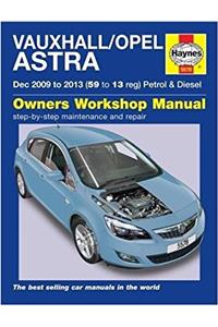 Vauxhall/Opel Astra (Dec 09 - 13) 59 to 13