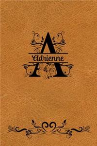 Split Letter Personalized Name Journal - Adrienne