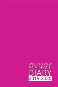 Week to View Academic Diary 2019-2020