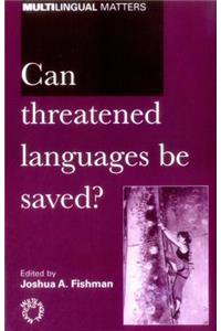Can Threatened Languages Be Saved?
