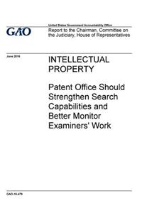 Intellectual property, Patent Office should strengthen search capabilities and better monitor examiner's work