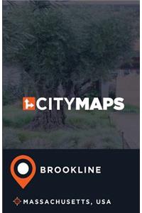City Maps Brookline Massachusetts, USA