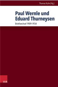 Paul Wernle Und Eduard Thurneysen