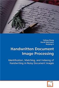 Handwritten Document Image Processing