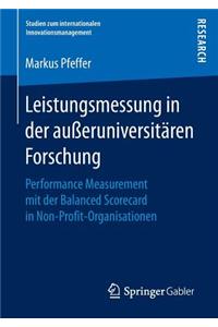 Leistungsmessung in der außeruniversitären Forschung